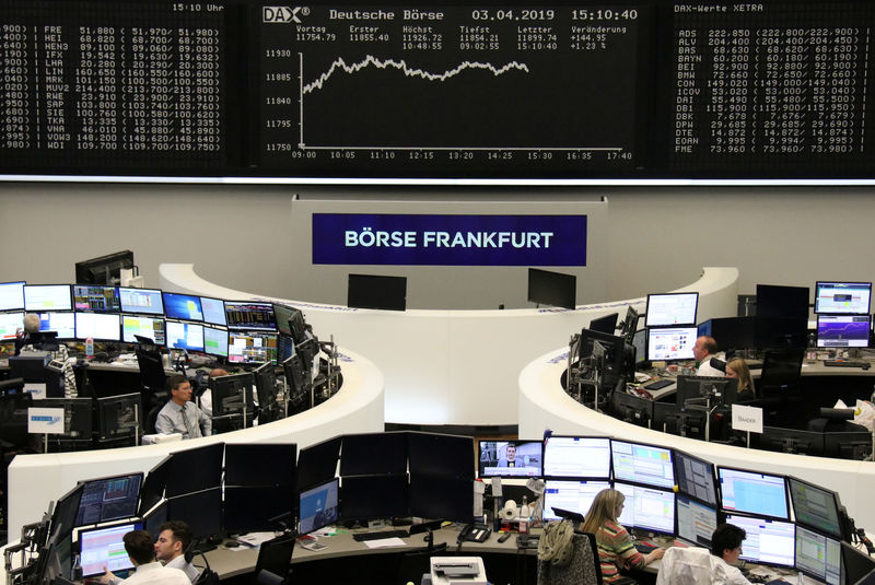 European shares retreat after strong surge; trade talks, banks M&A on tap